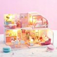 thumbnail image 3 of DIY cottage creative gift birthday gift toy cottage model toy art house handmade gift, creative fun puzzle, 3 of 3