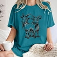 thumbnail image 2 of CHUMUD Oversize T Shirts for Women Short Sleeve Crew Neck Print Tees Summer Casual Loose Fit, 2 of 6
