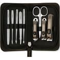 thumbnail image 2 of 9 Pcs Manicure Set for Men & Women – Stainless Steel Manicure & Pedicure Kit with Travel Nail Grooming Case, Nail Clippers, Cuticle Tools – Gift-Ready Mens Manicure Kit & Womens Grooming Set, 2 of 4