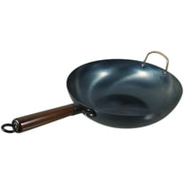 CTIRCHIU Iron Wok for Cooking Flat Bottom 1Pack