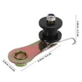 thumbnail image 2 of unbranded Rodillo Tensor De Cadena Para Motocicleta Negro Con Ajuste Y Seguridad, 2 of 7