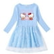 thumbnail image 2 of Hello Kitty Girl vestido dulce de algodón primavera y otoño nueva falda de princesa de manga larga con estampado de dibujos animados para niños estrella Luna red hilo, 2 of 5