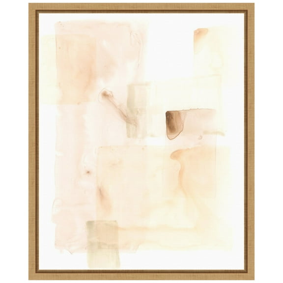 Amanti Art Liquid Chiffon I Framed Canvas Wall Art Print