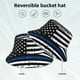 thumbnail image 2 of Fotbe Thin Blue Line Flag Sombrero Tipo Pescador con Estampado – Sombrero de Sol de Algodón de Moda para Playa, Golf, Pesca, 2 of 6