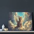 thumbnail image 3 of Picia Sunshine Cloud Cute Cat Pattern Decorative Picture – Unique Wall Art, Modern Canvas Print for Trendy Interiors (Horizontal), 3 of 6