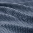 thumbnail image 4 of Genuine Egyptian Cotton Bedding Blanket, Egyptian Cotton Breathable Weave, Soft Lightweight Breathable Bed Blanket with Machine Washable for All Season, Blue, 4 of 6
