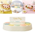 thumbnail image 4 of Soporte Giratorio Sunnimix para Macarrones exhibición de la torta blanco, 4 of 7