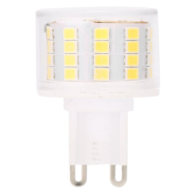 Bombilla G9 de 7 W, 700 lm, 52 LED, lámpara de maíz LED bipin para lámpara de araña, 220 V-240 V, blanco frío 6000 K-6500 K
