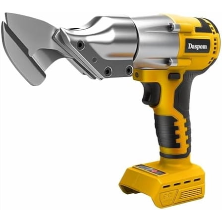 Cordless Sheet Metal Shear Compatible with Dewalt 20V Battery, Brushless Electric Metal Cutting Shears for Cutting Iron, 133 Ft-Lbs Torque, 360 Degree Pivoting Head, Tool Only