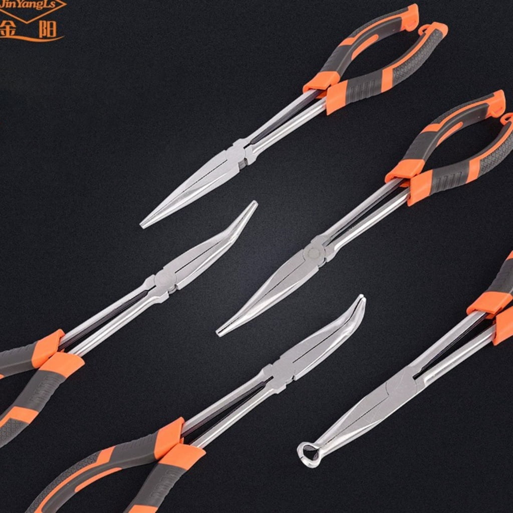 ANXPTIME Long 11inch Needle Nose Pliers Multifunction Fishing Electrician Tool