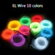 thumbnail image 2 of Lámpara LED de neón EL Draht Seil Rohr, decoración de fiesta de baile, cable Flexible, forma de 1M, 2M, 3M, 5M, 10M, 15, 2 of 4