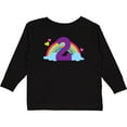 thumbnail image 3 of Inktastic 2nd Birthday Rainbow Cute Girls Girls Long Sleeve Toddler T-Shirt, 3 of 5