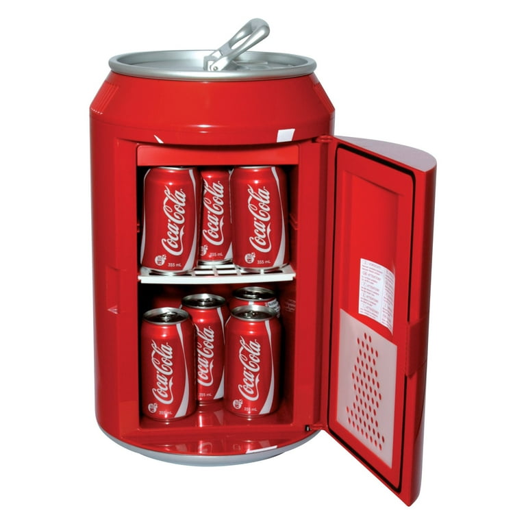 Koolatron Coca-Cola Mini Refrigerator 10.4-in, Fits 6 Cans, Portable Fridge  NEW 