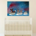 thumbnail image 4 of "Friends in Boats" Painting Print on Wrapped Canvas, 4 of 7