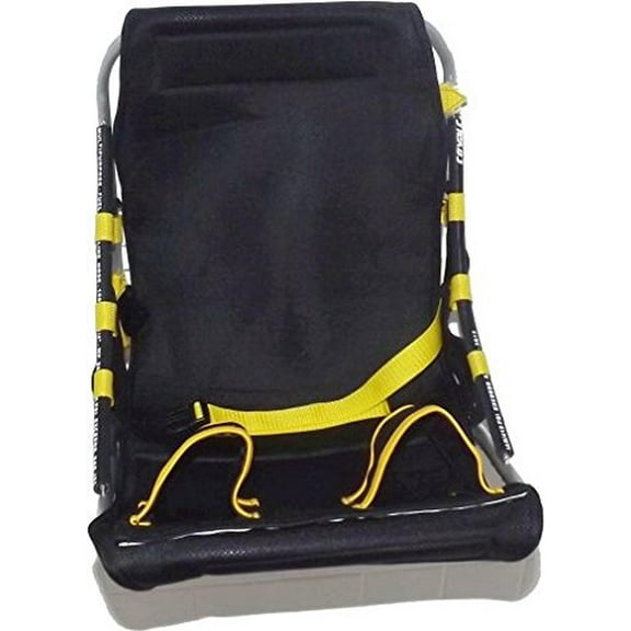 Asiento de Ducha Montado en Pared Wash That Baby Negro Amarillo