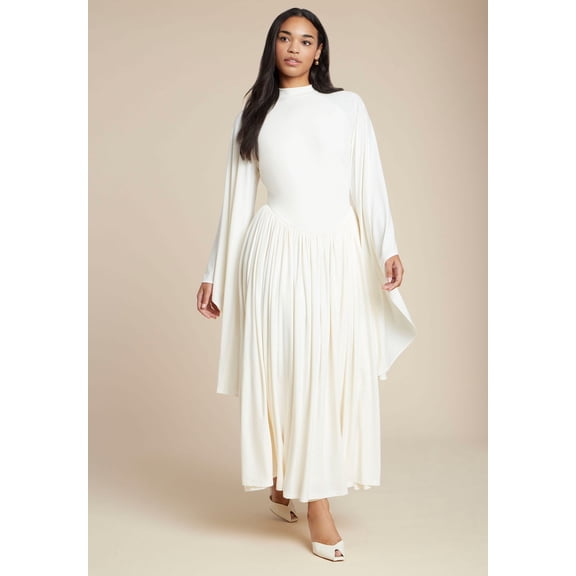 ELOQUII Women's Plus Size Flowy Jersey Maxi Dress