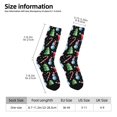 thumbnail image 2 of Bingfone Compression Socks for Women and Men Long Socks for Running Athletic Cycling Nurse- Disco Mirror Ball Snowman, 2 of 6