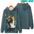 thumbnail image 1 of Sudadera con capucha de Zelda para hombre, ropa con estampado 3D de Zelda, lágrimas del Reino, jerséis Harajuku, niños y niñas xuanjing  unisex, 1 of 2