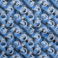 thumbnail image 1 of oneOone Cotton Poplin Blue Fabric Abstract Sewing Craft Projects Fabric Prints By Yard 42 Inch Wide, 1 of 4