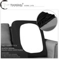 thumbnail image 3 of Housse de Coussin Extensible Haute Protection de Meubles Housse de Siège de Canapé 1 Pce Housses de Coussin pour Chaise, Noir, 3 of 7