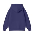 thumbnail image 5 of Girls Solid Hoodie Fleece Pullover Hooded Sweatshirt Long Sleeve Pockets Casual Cute Tops, 5 of 5