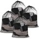 thumbnail image 1 of Bolsas de lavandería de malla 24x36 IN con cordón [4PCS] - Forro de lavandería grande y duradero - [Negro] Bolsas de malla, 1 of 6