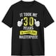 thumbnail image 2 of Funny 30 Years Old Joke 30th Birthday Men's Cotton T-Shirts Casual Basic Crew Neck Tshirts Short Sleeve Tee Shirts,, 2 of 6