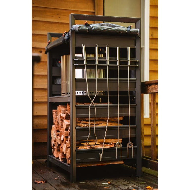 Solo Stove Station Log Rack And Wood Burning Fire Pit Storage
