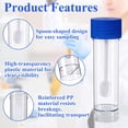 thumbnail image 5 of ACDANC Stool Sample Collection Kit - 25-30ml Screw Top Sample Jar with Spoon, Leak-Proof Stool Specimen Containers, Disposable Clear Specimen Cups for Medical Sample Testing, 5 of 7