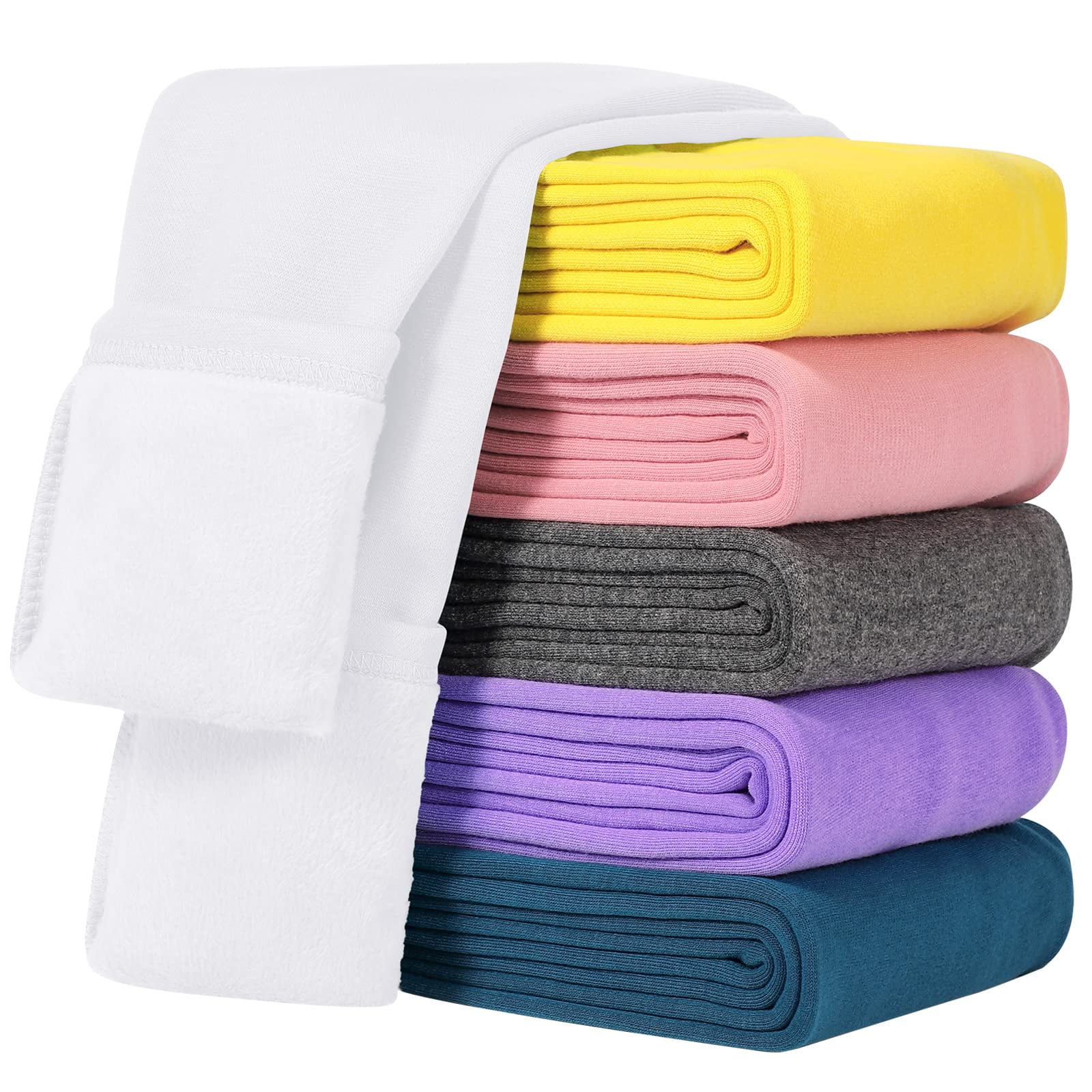 JOCMIC Girls Winter Thick Warm Pants Kids Fleece Lined Leggings 78