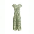 thumbnail image 5 of CIENVNSTG Women's Fashion A-Line Summer Dress - Casual Flowy Dress for Everyday Wear, 5 of 5