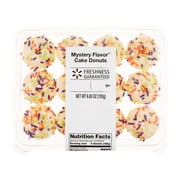Freshness Guaranteed Mystery Flavor Cake Donuts, 6.8 oz, 12 Count (Bakery Fresh, Sweet Dessert)
