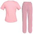 thumbnail image 2 of Women's Scrubs Set Scrub Top and Pants Scrubs Set, 2 of 3
