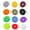 Assorted colors, variant on WORGEOUS 12 Pair Replacement Round Shoelaces for Sports Shoes Sneakers Skates Assorted Colors