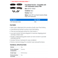 thumbnail image 2 of Front Brake Pad Set - Compatible with 1997 Oldsmobile Cutlass FWD, 2 of 2