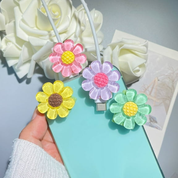 Tianyeda 4PCS  Phone Cable Protector for Smartphone Charging Cords