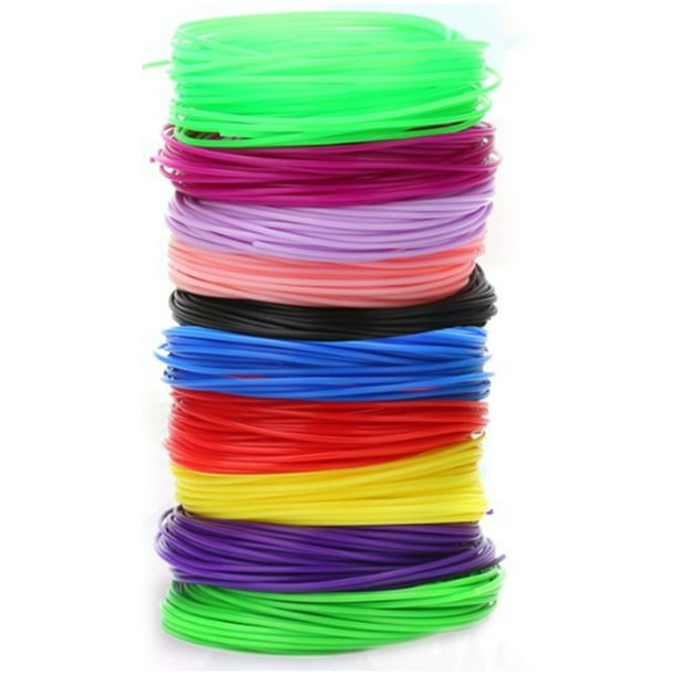 3D Pen Filament, Printing Pen Filament 10.9yd Length Eco Friendly 20