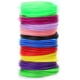 thumbnail image 1 of 20 rollos de filamento PLA para bolígrafo 3D, 10,9 yardas de largo, colores surtidos, repuestos de filamento para bolígrafo 3D seguros y alisadores para reemplazo, 1 of 12