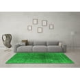 thumbnail image 3 of Ahgly Company Indoor Square Oriental Green Industrial Area Rugs, 4' Square, 3 of 4