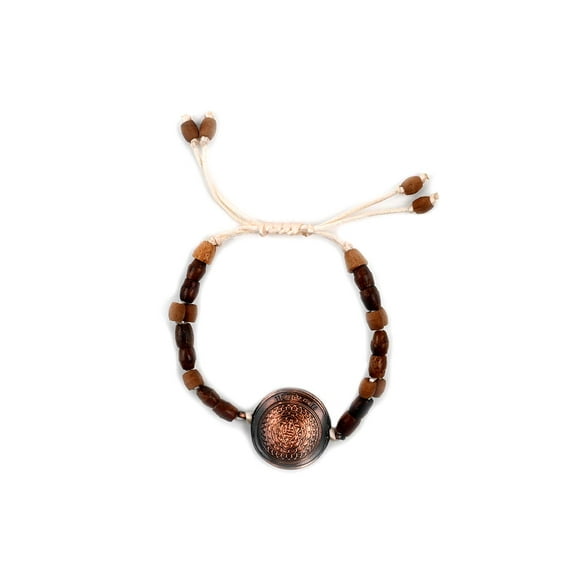 Rudra Centre Kuber Yantra Bracelet in Copper