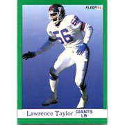 1991 Fleer New York Giants Lawrence Taylor #319 Football Card New York Giants NFL Football Trading Card