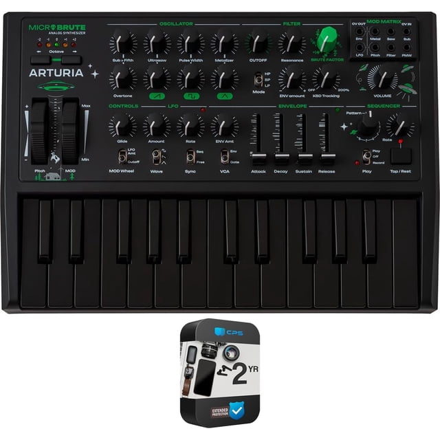 Sintetizador Analógico Arturia MicroBrute UFO con Pack de Protección