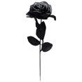 thumbnail image 2 of Artificial Black Roses Bouquet with Long Stems Real Touch Flowers for Wedding Centerpieces, Halloween Gothic Home Decor, Bridal Bouquet DIY Party Decoration, Rose Flower Arrangements, 2 of 2