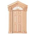 thumbnail image 2 of Puerta en miniatura de Madera para casa de muñecas 1:12 ANGGREK, 2 of 8