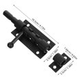 thumbnail image 2 of SOPOTUTU Para Puertas Interiores Negro De Inoxidable Diseñado Para Seguridad Máxima, 2 of 8