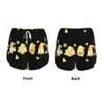 thumbnail image 5 of Lsque Bee Happy Sunflower Gnomes Printed Women's Running Shorts with Liner Pockets,Elastic Quick Dry Workout Athletic Gym Yoga Shorts,Womens High Waist Shorts-Large, 5 of 9