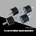 thumbnail image 4 of Rubber Vibration Isolator Brackets Rubber Vibration Damper Air Compressor Pump Anti Vibration Rubber Layer M10 Rubber Buffer (M10 40 x 30), 4 of 4