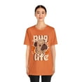 thumbnail image 3 of Pug Life Unisex Jersey Short Sleeve Tee, 3 of 4