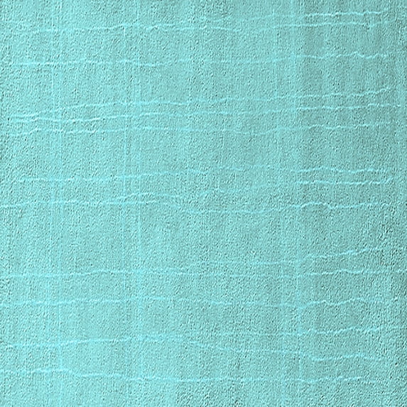 Ahgly Company Indoor Square Solid Light Blue Modern Area Rugs, 3' Square