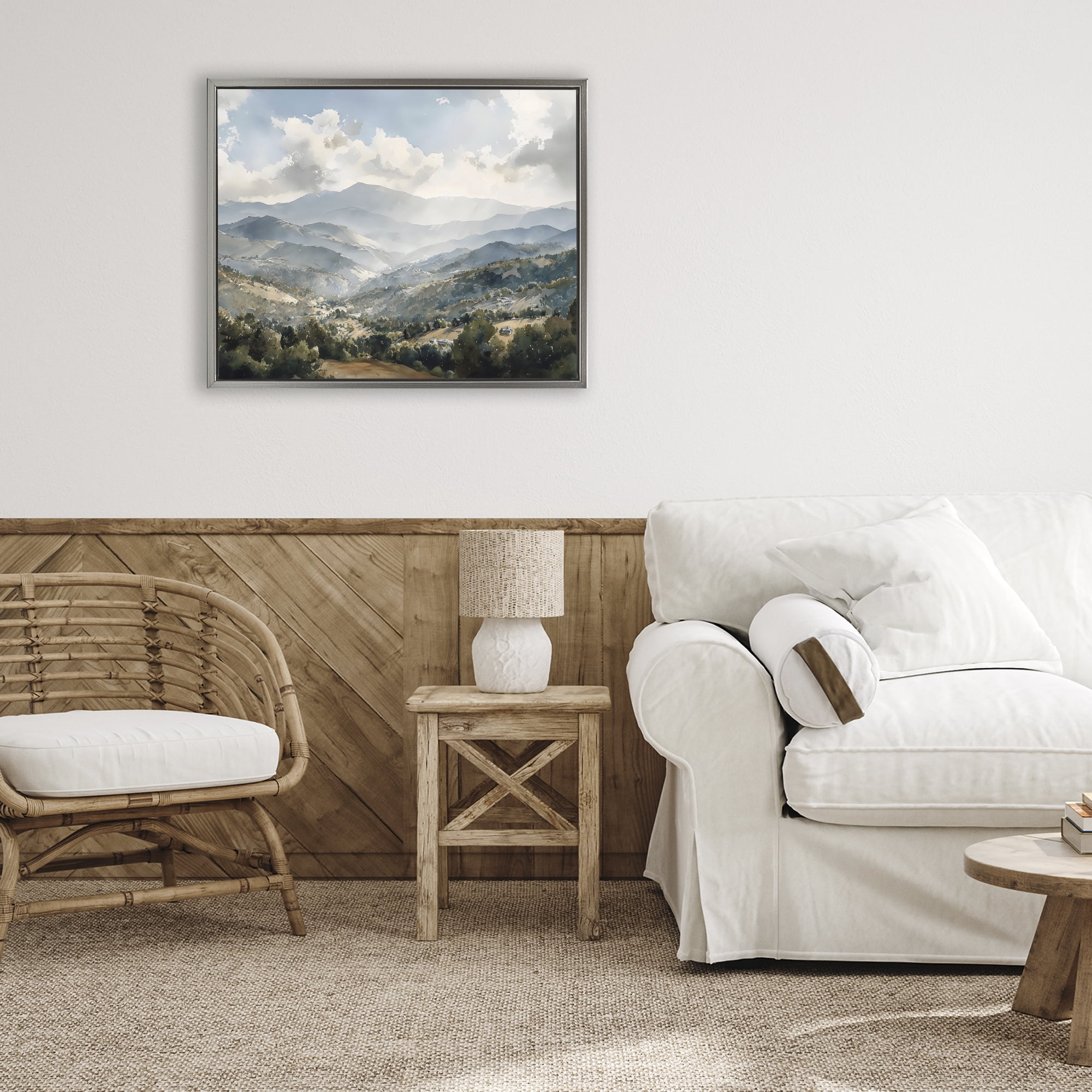 Stupell Industries Everything Under The Sun Gray Framed Floater Canvas Wall Art, design by Franklyn Gregory